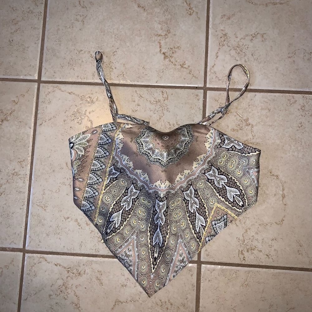 Sexy Silk scarf shirt - Picture 3 of 13